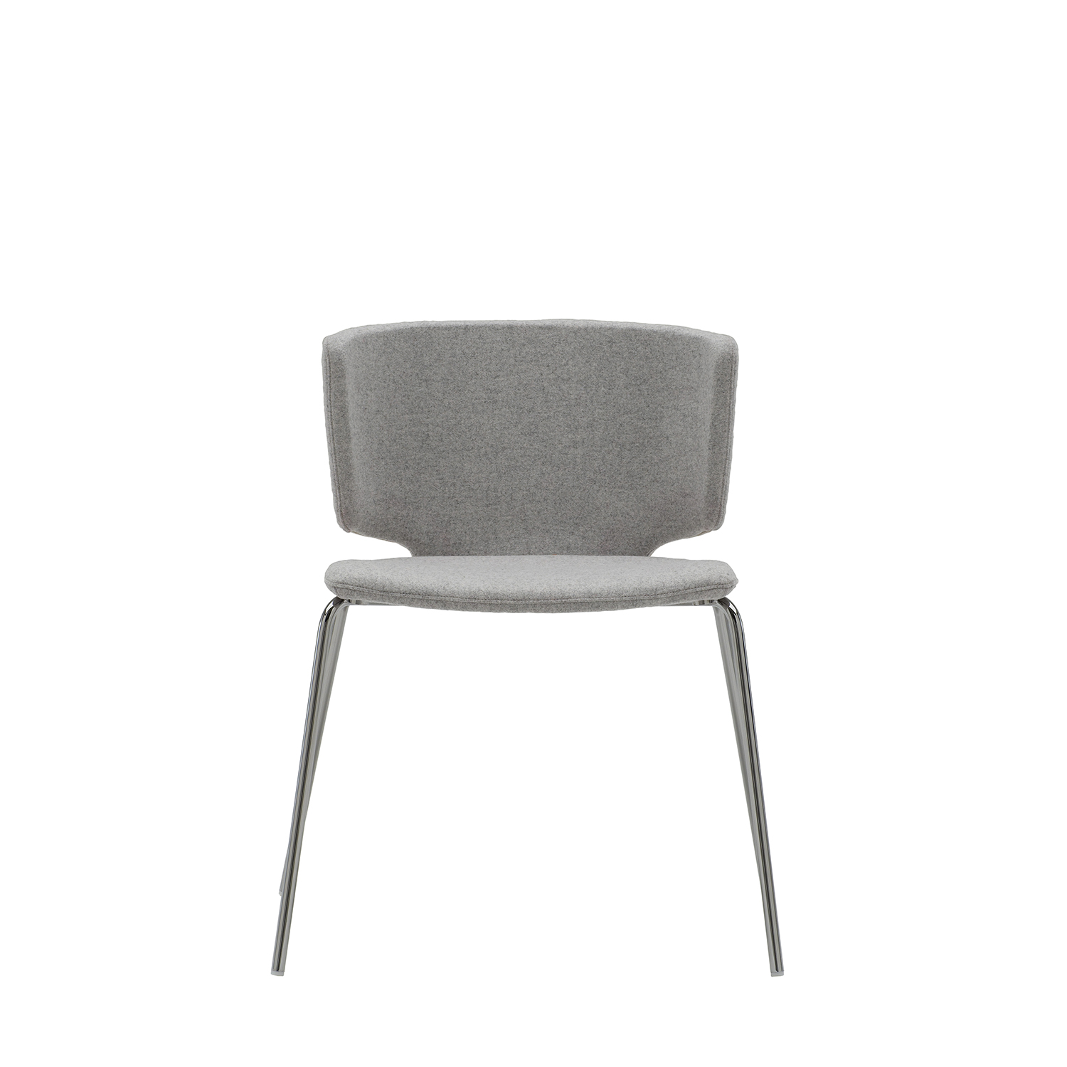 front view of a wrapp chair armless