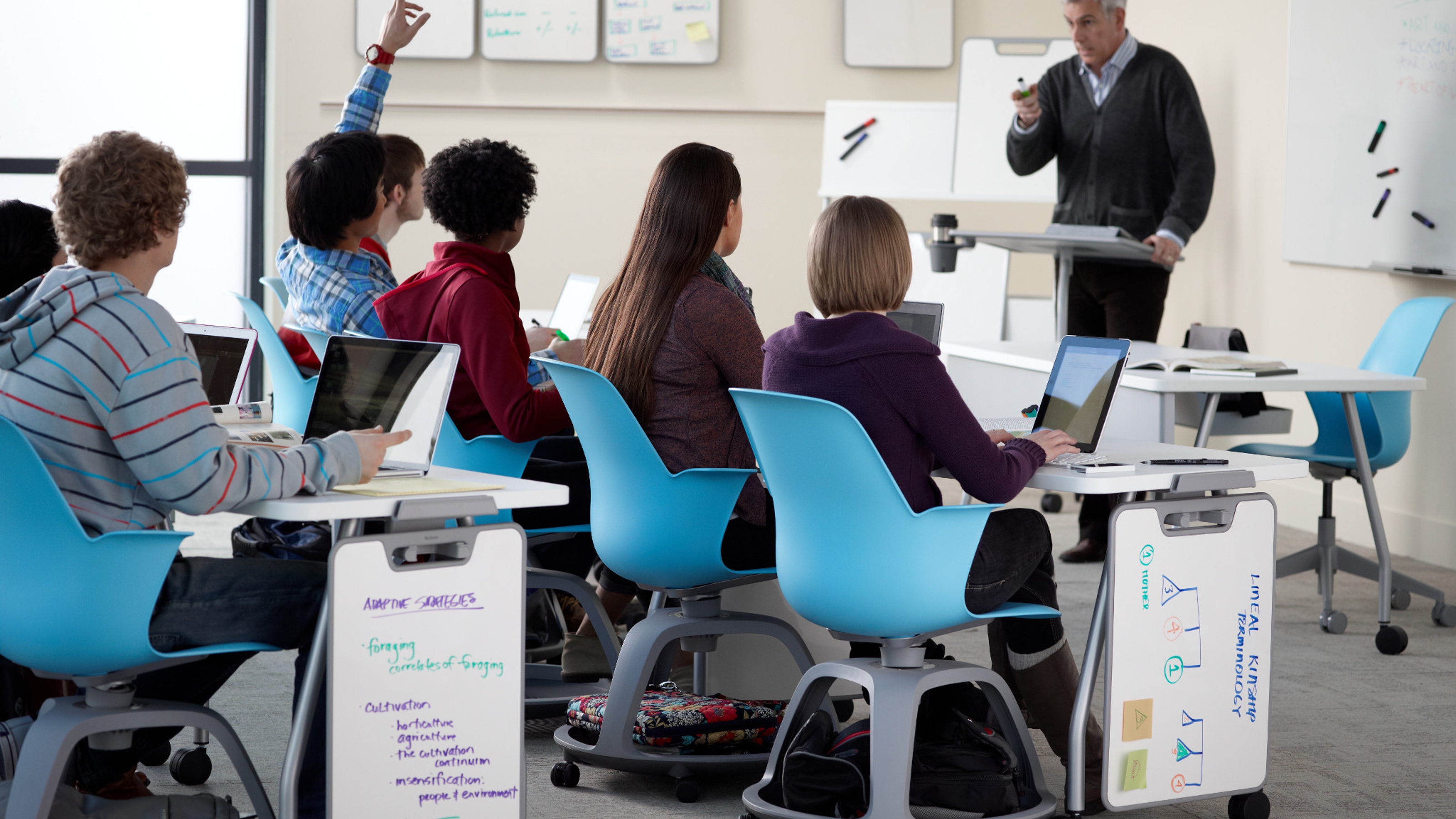 node chair with wheels