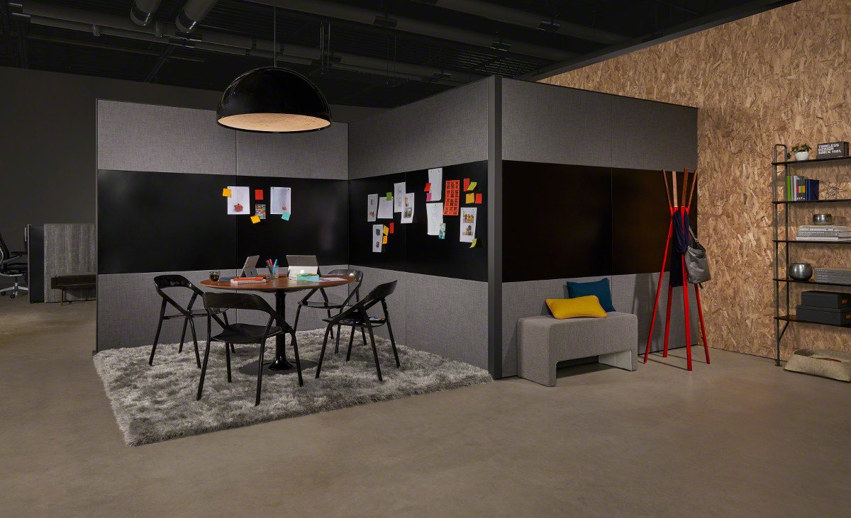 Answer Panel Systems black and gray