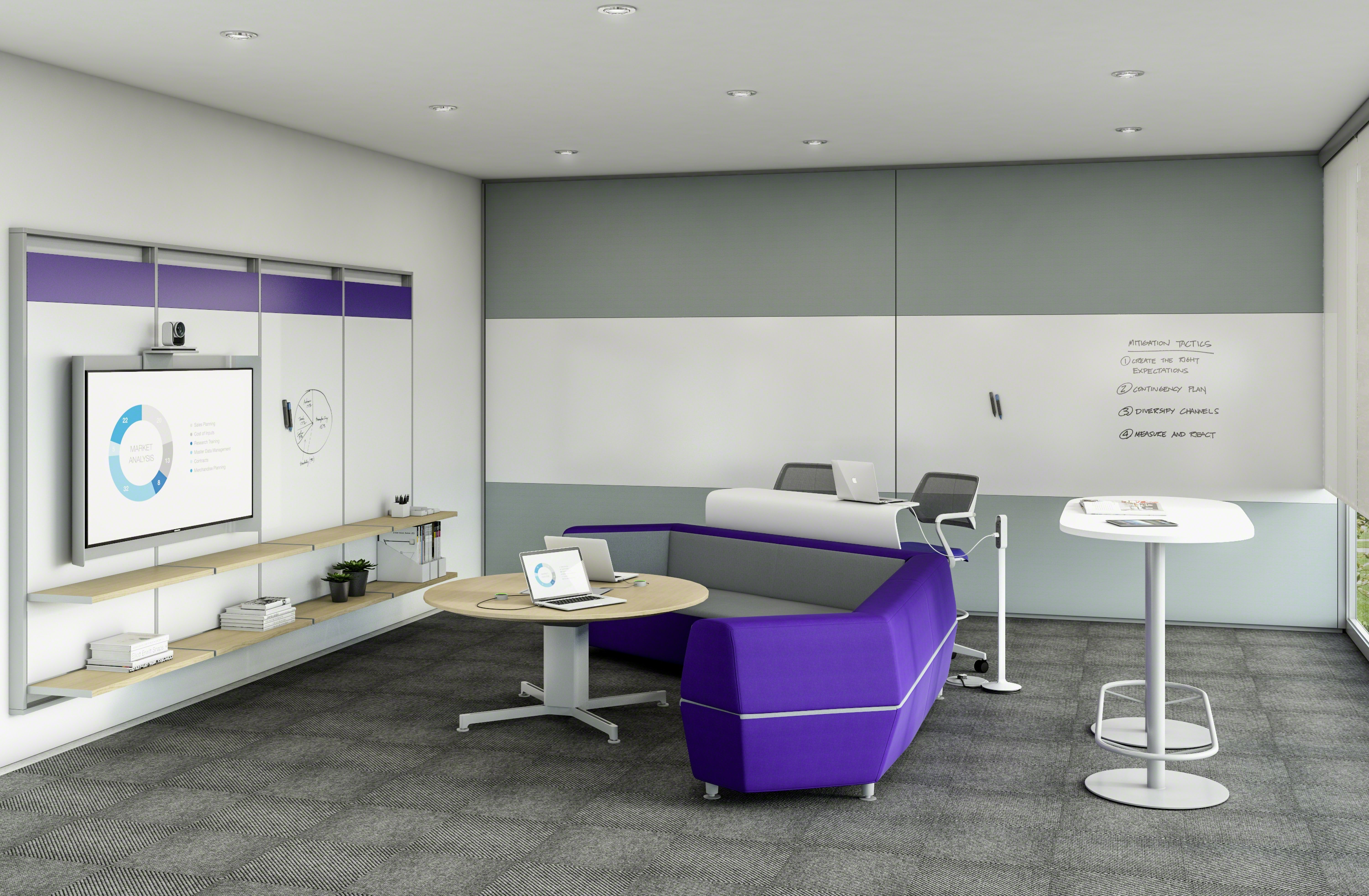 example of a meeting area in an office