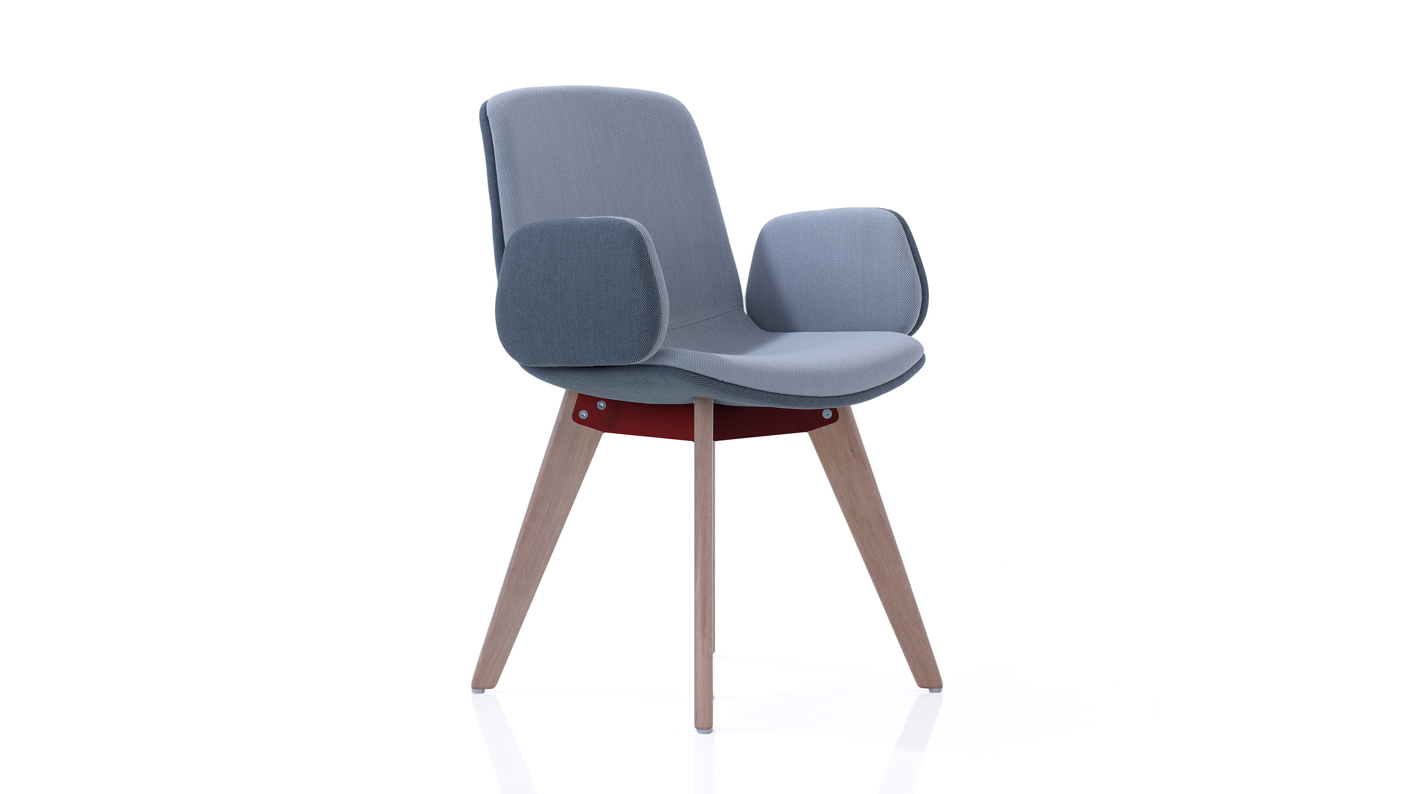 guest chair with wood legs