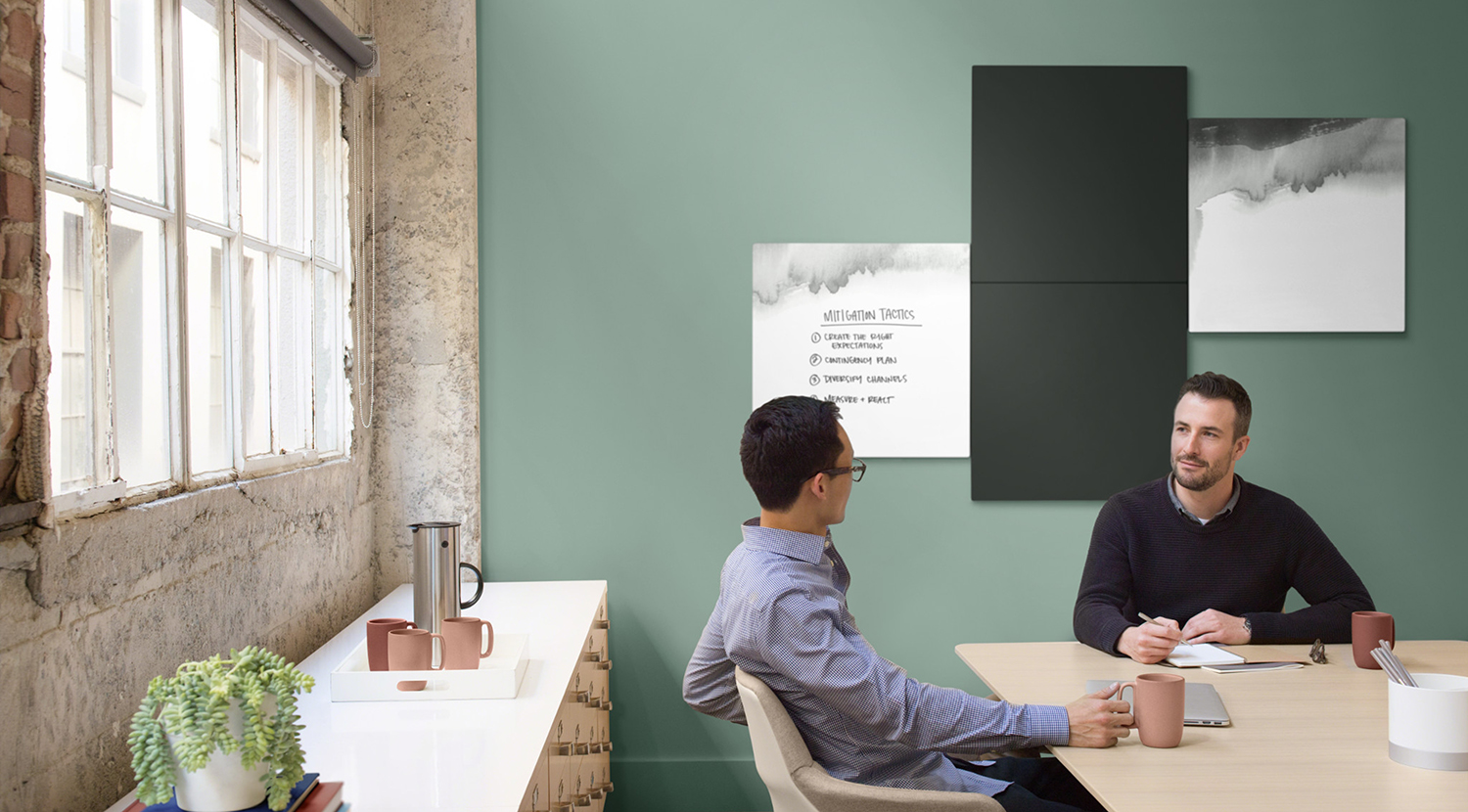 Panel system and marker boards