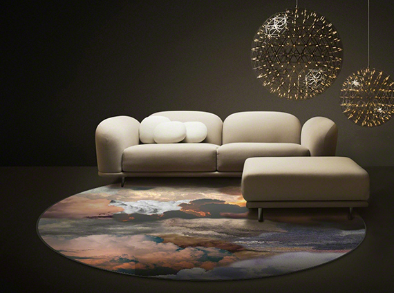 Moooi modern office with cool lights