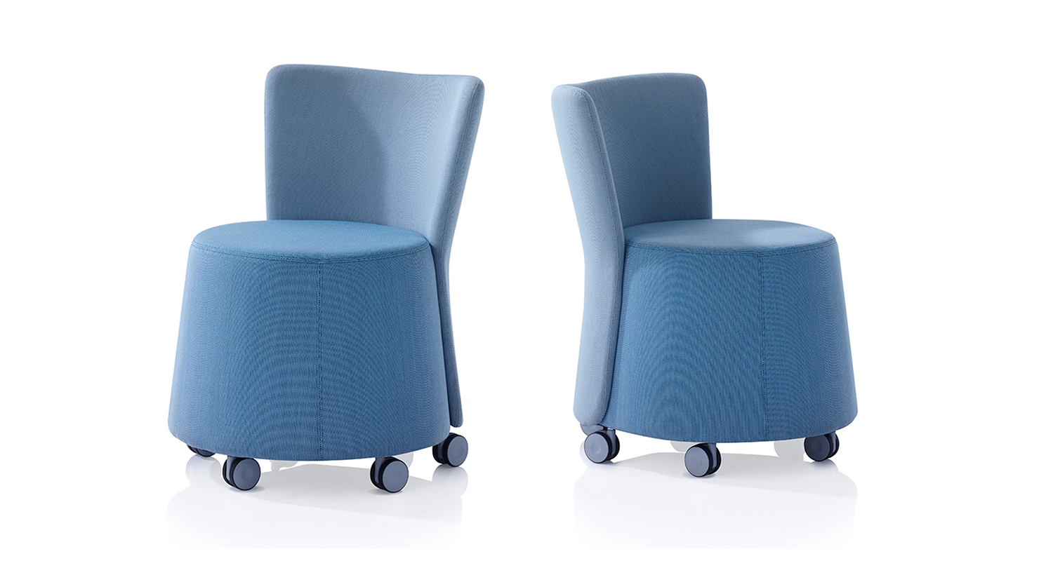 Two blue Ramsey chairs