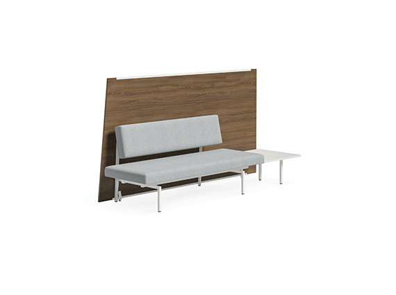 Sylvi Rectangular Lounge, Back Panel, Ganging Table