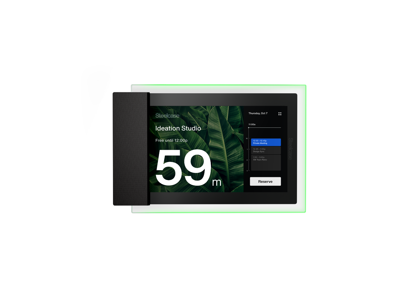 RoomWizard by Steelcase scheduling system