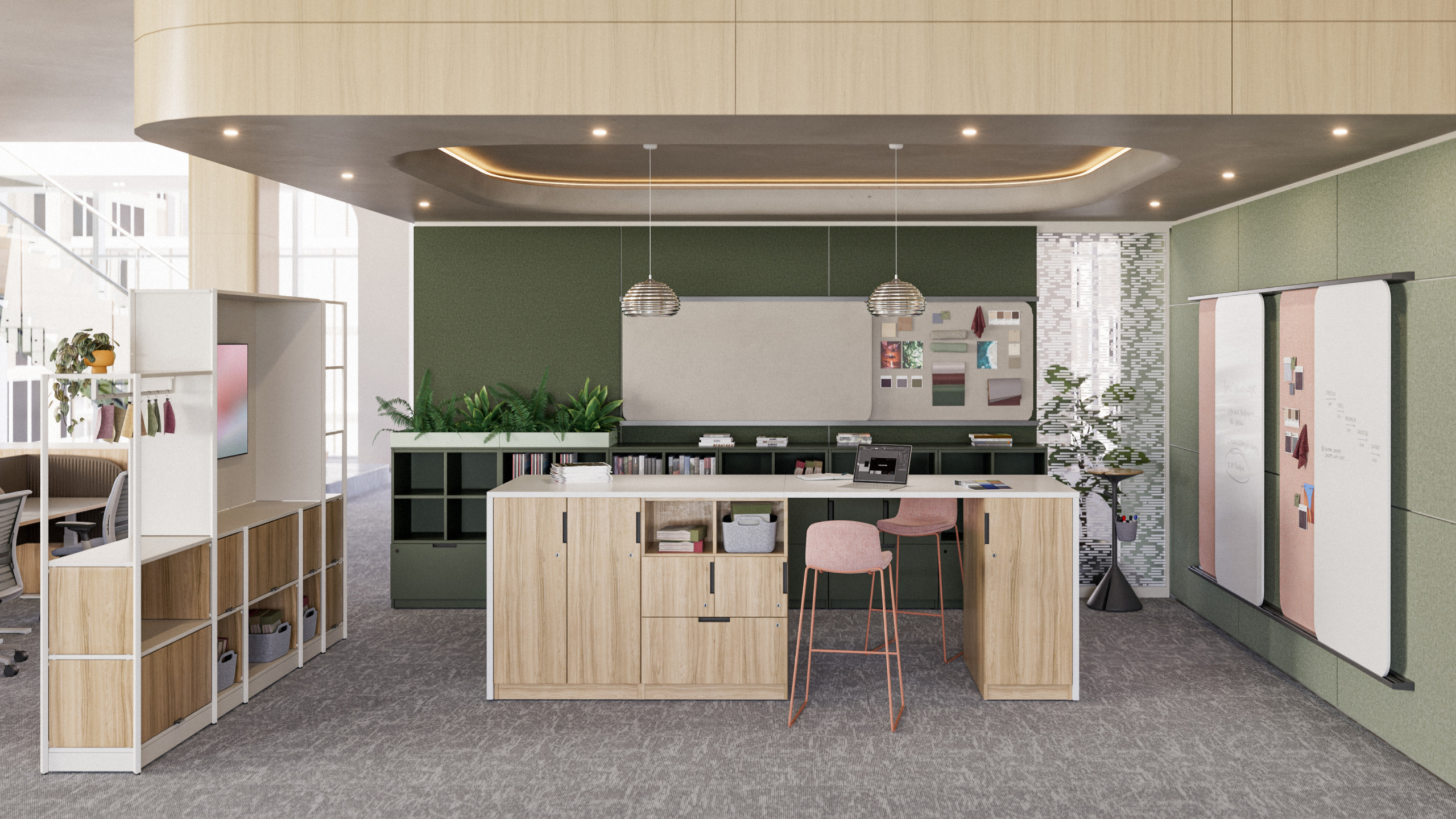 Green workspace for employees